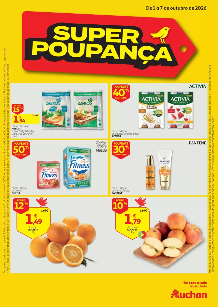 Página 1 do Folheto Auchan