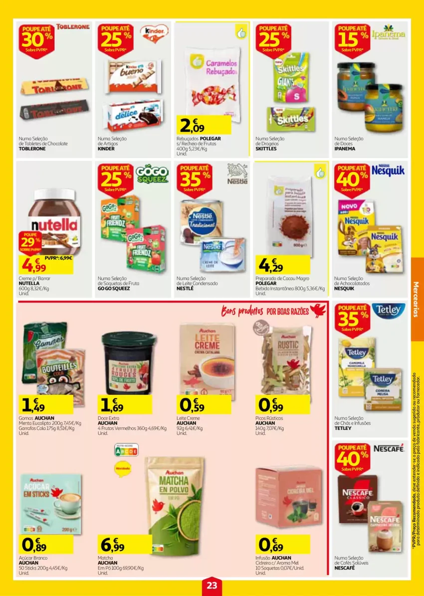 Página 23 do Folheto Auchan