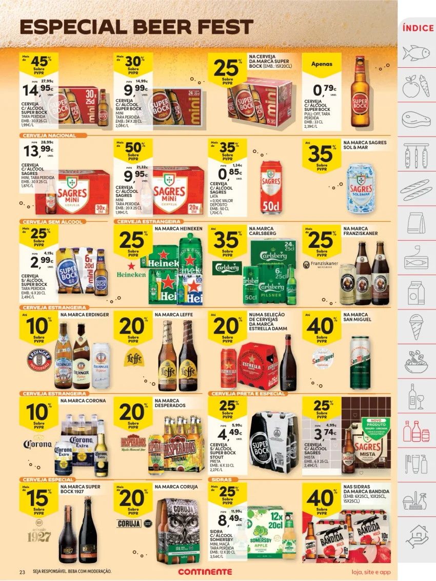 Página 23 do Folheto Continente
