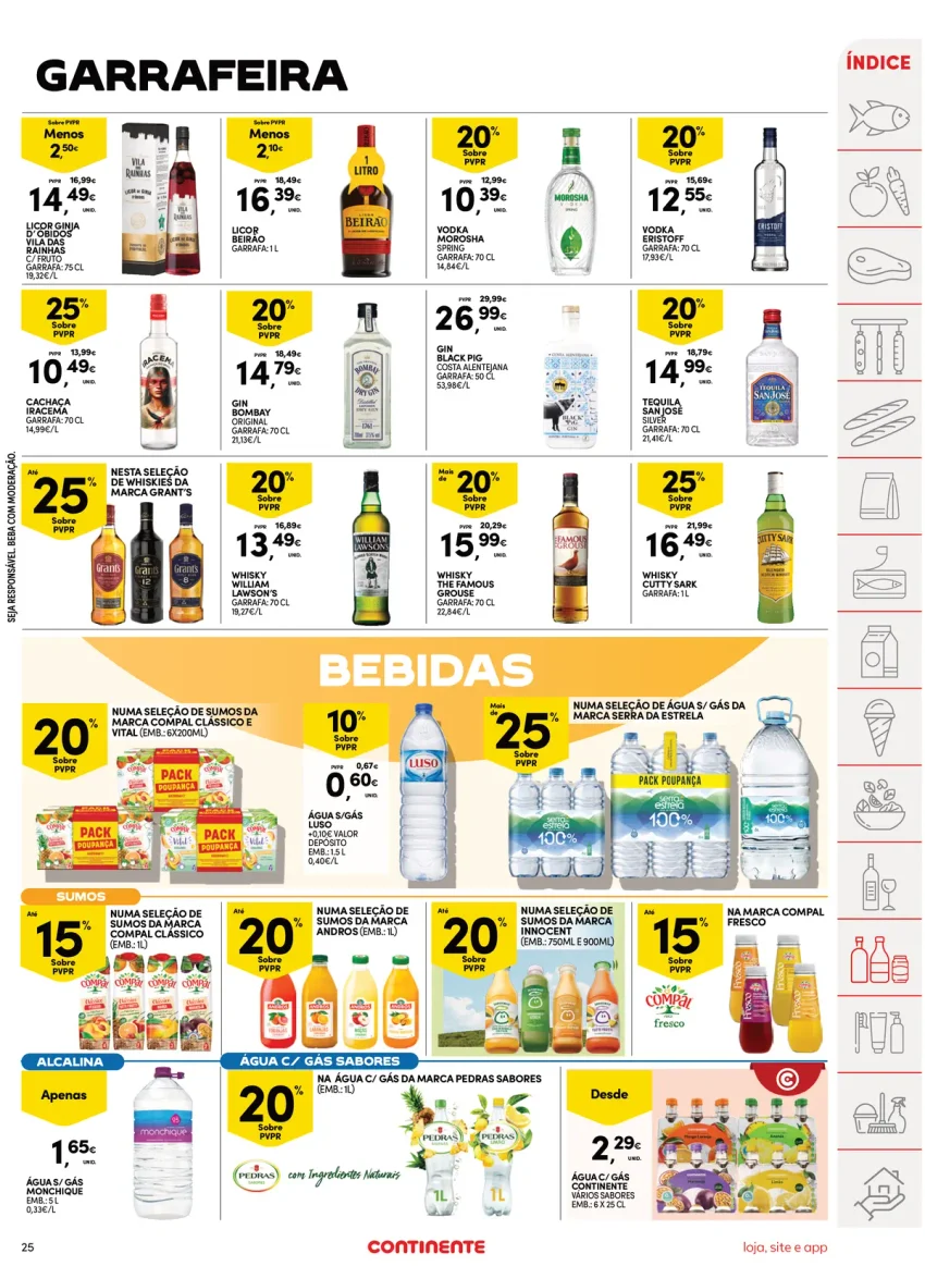 Página 25 do Folheto Continente