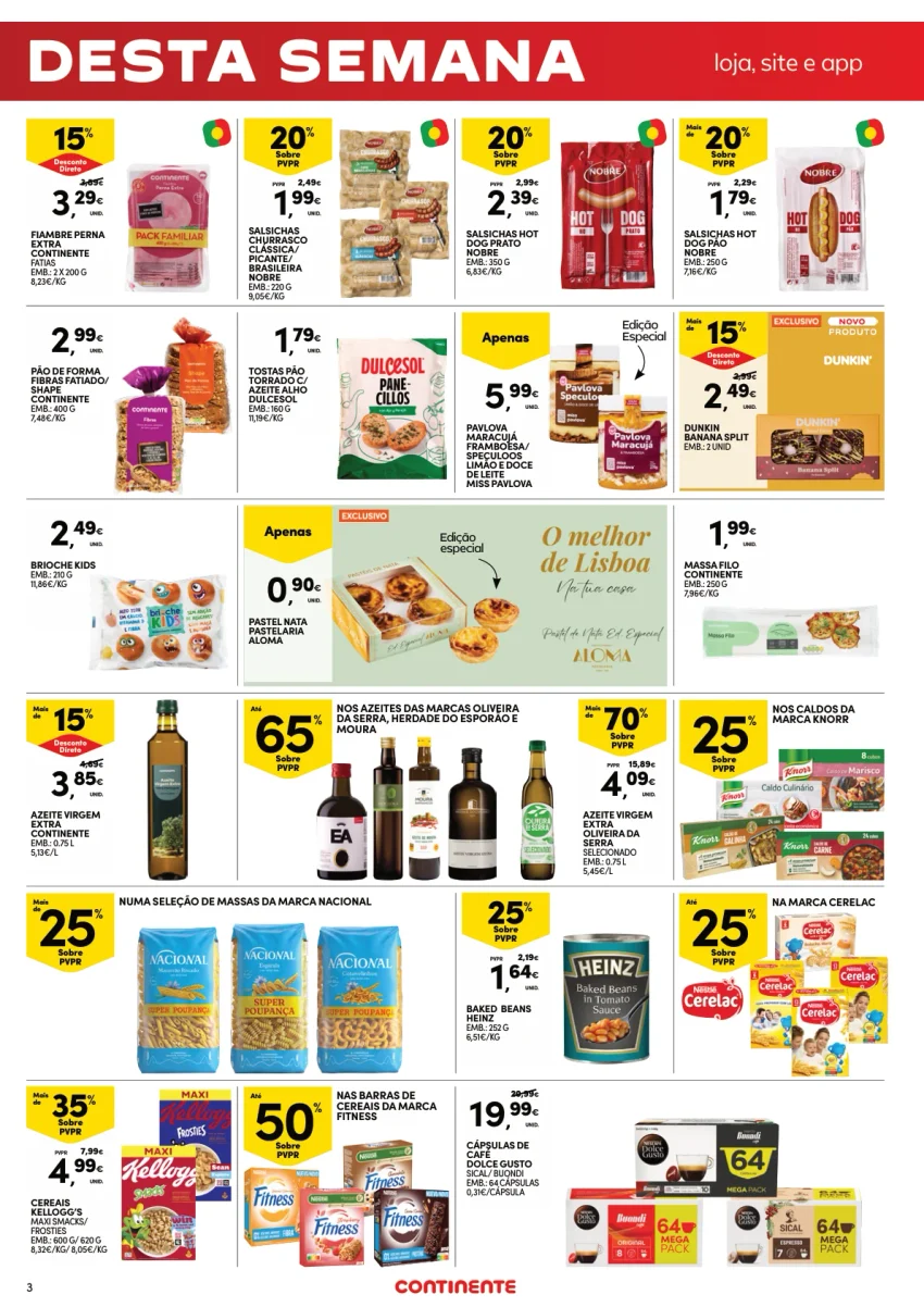 Página 3 do Folheto Continente Fim De Semana