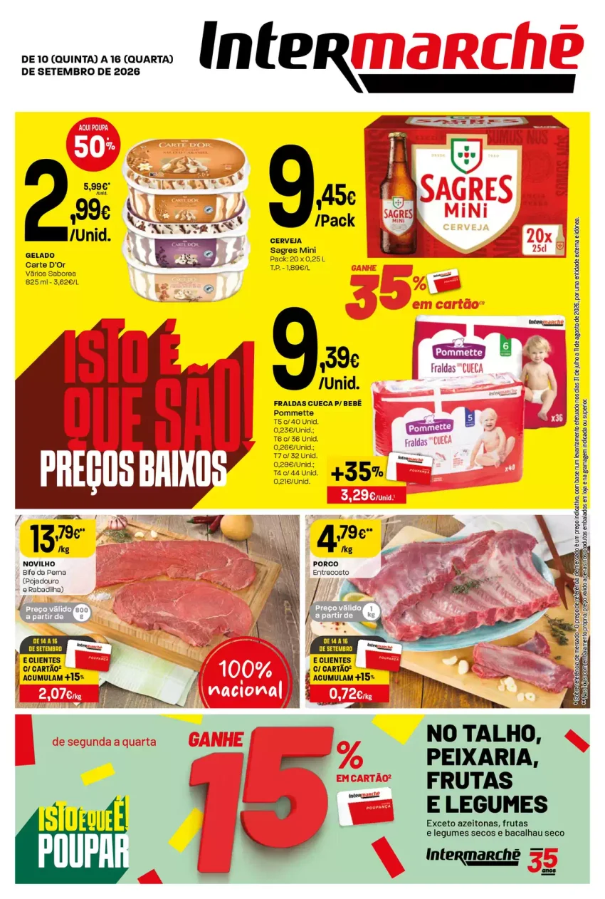 Página 1 do Folheto Intermarché