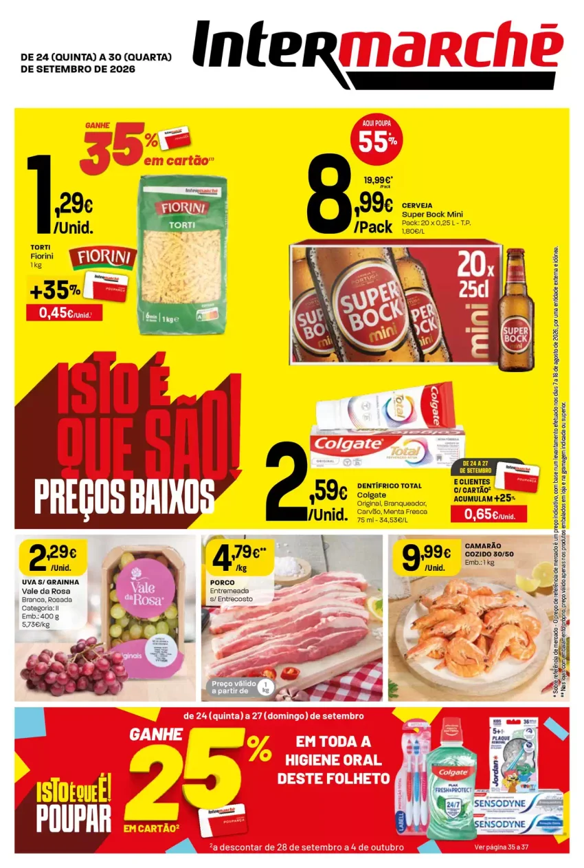 Página 1 do Folheto Intermarché