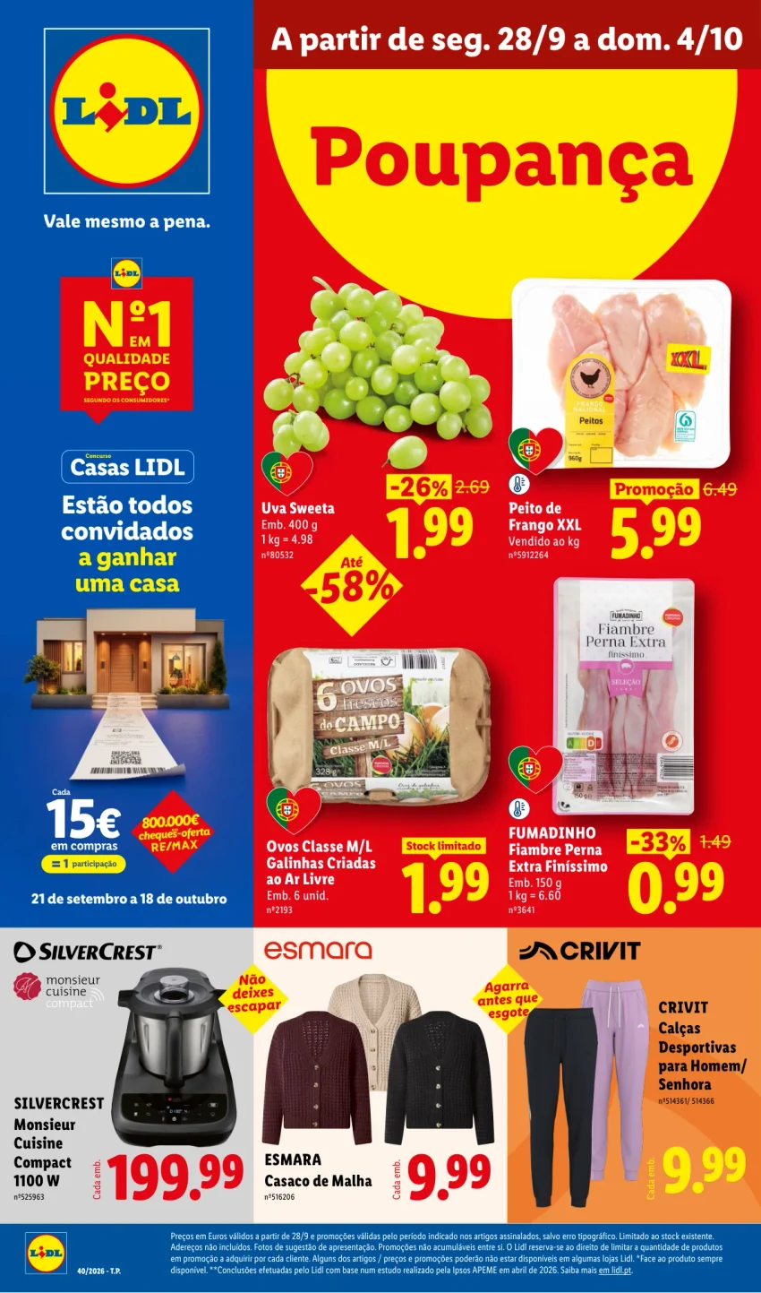 Página 1 do Folheto LiDL Promoções