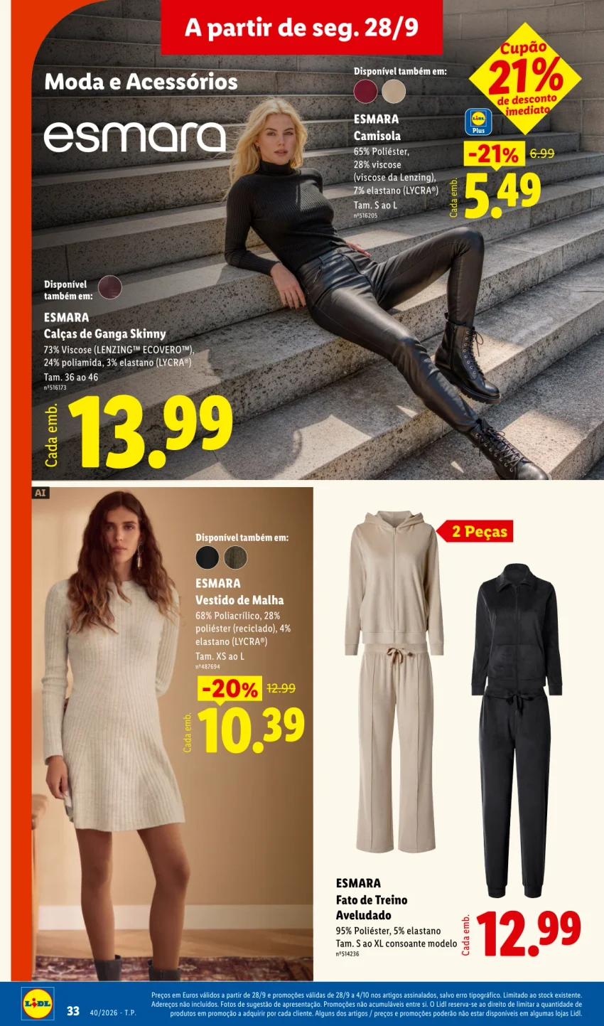 Página 33 do Folheto LiDL Promoções