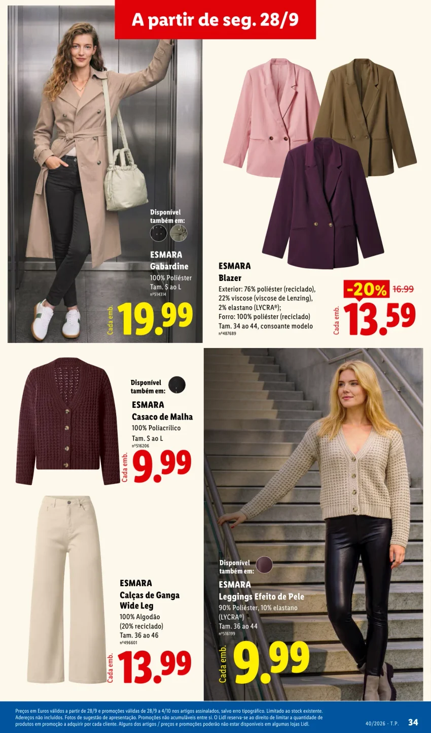 Página 34 do Folheto LiDL Promoções