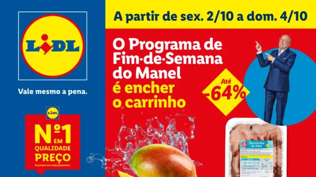 Folheto Lidl promoções de fim de semana (2 a 4 outubro)