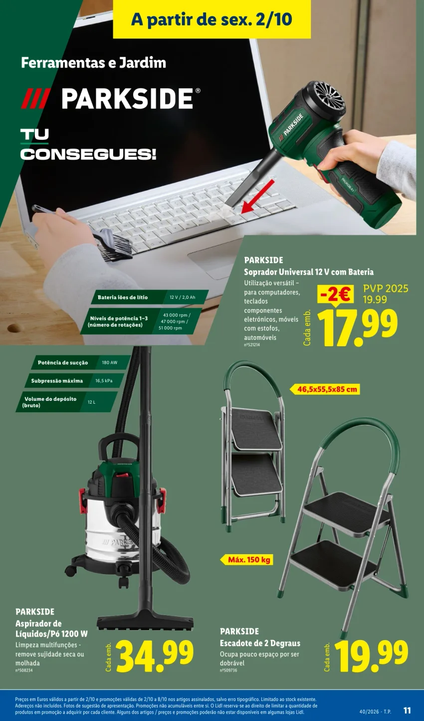 Página 11 do Folheto LiDL Promoções Fim De Semana