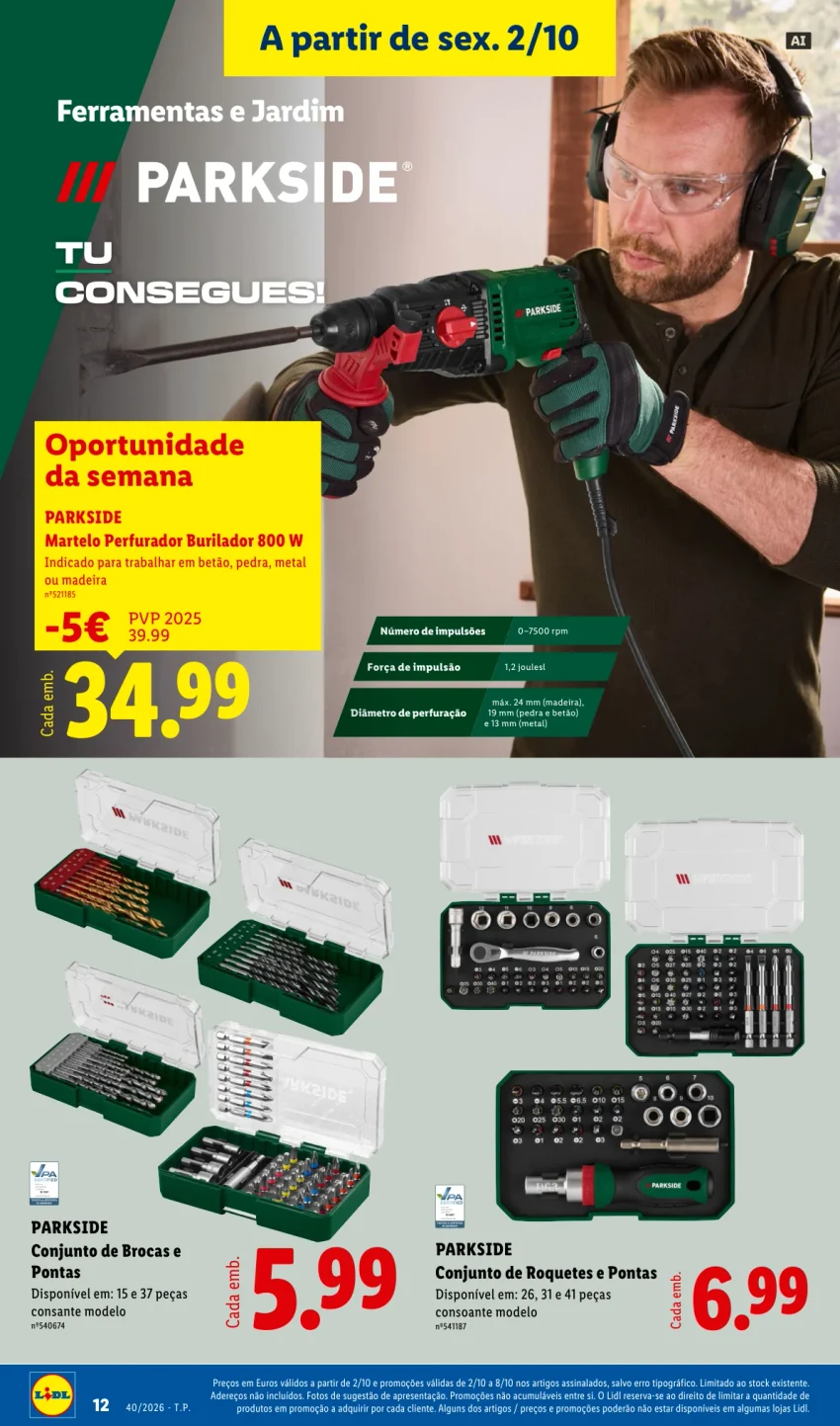 Página 12 do Folheto LiDL Promoções Fim De Semana