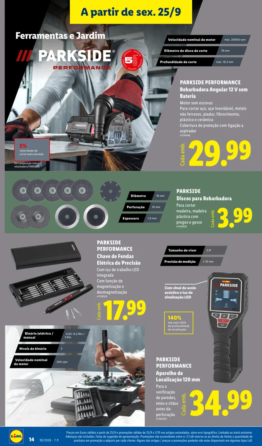 Página 14 do Folheto LiDL Promoções Fim De Semana