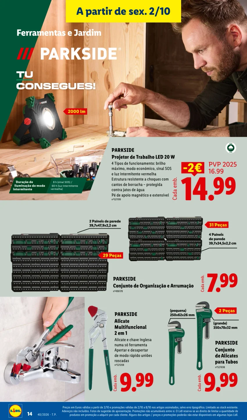 Página 14 do Folheto LiDL Promoções Fim De Semana