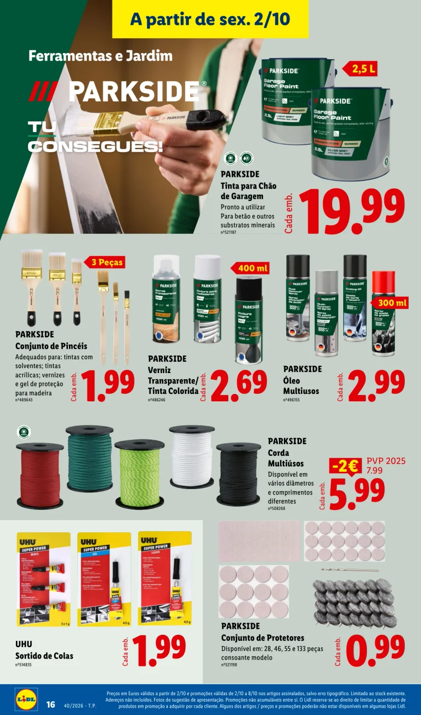 Página 16 do Folheto LiDL Promoções Fim De Semana