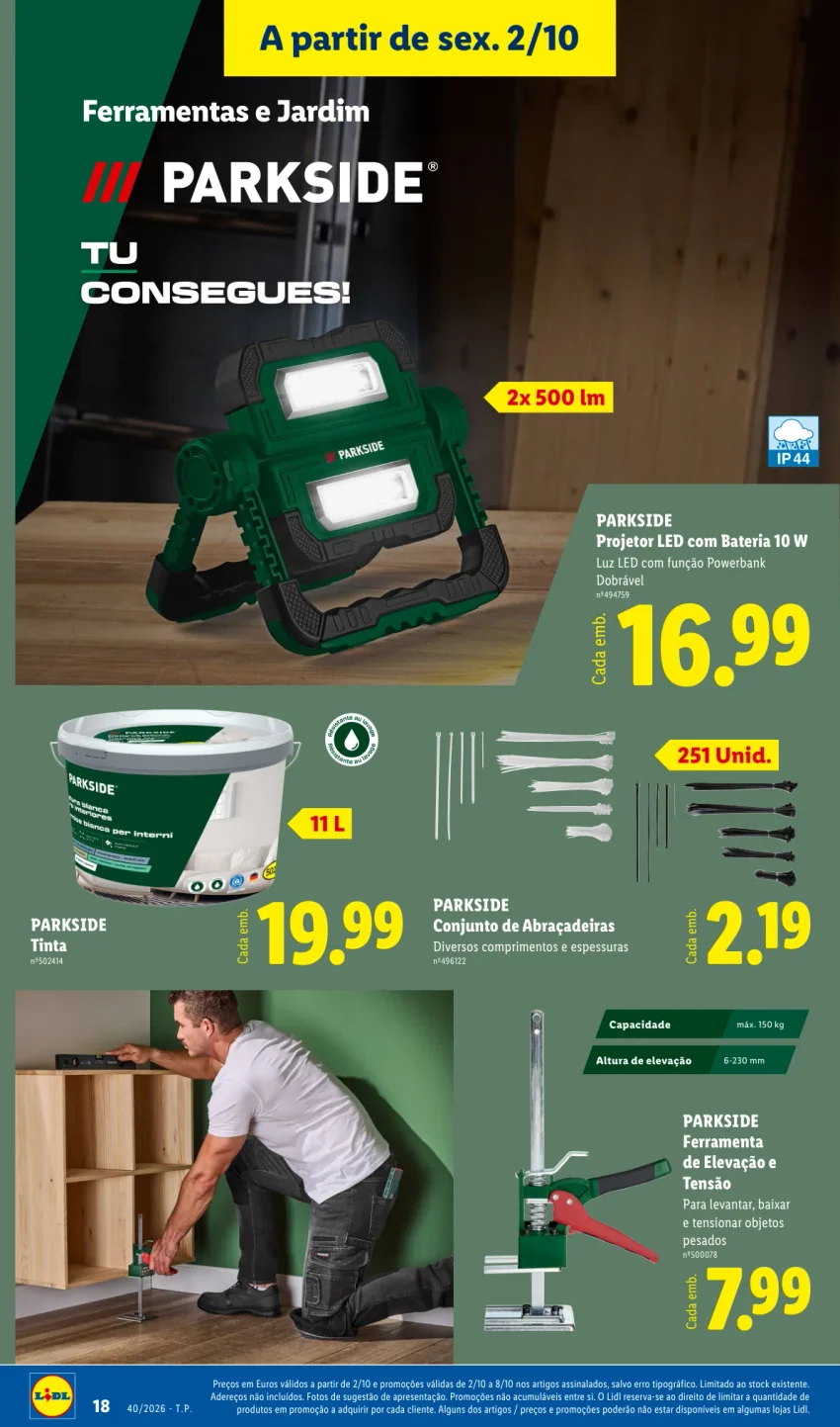Página 18 do Folheto LiDL Promoções Fim De Semana