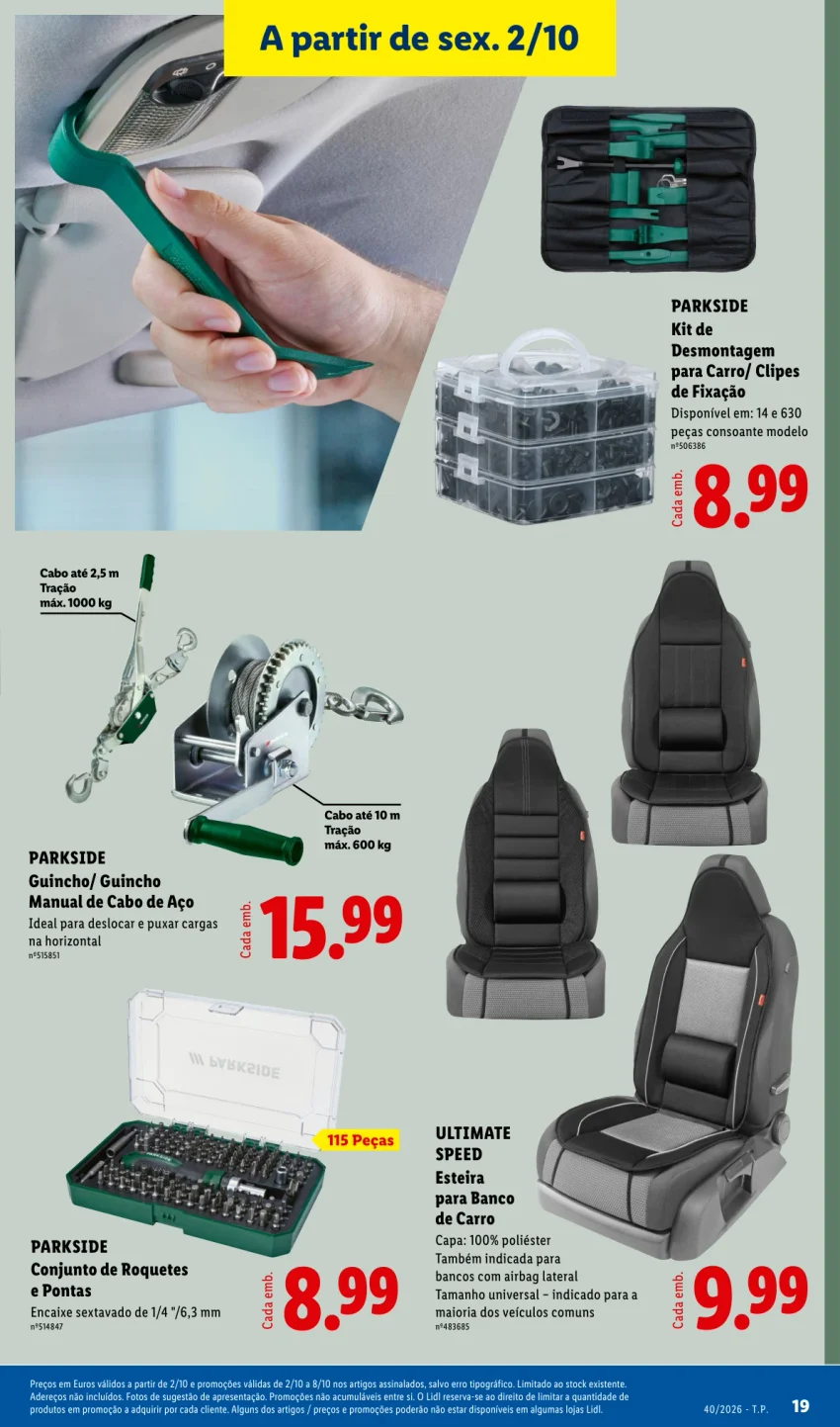 Página 19 do Folheto LiDL Promoções Fim De Semana