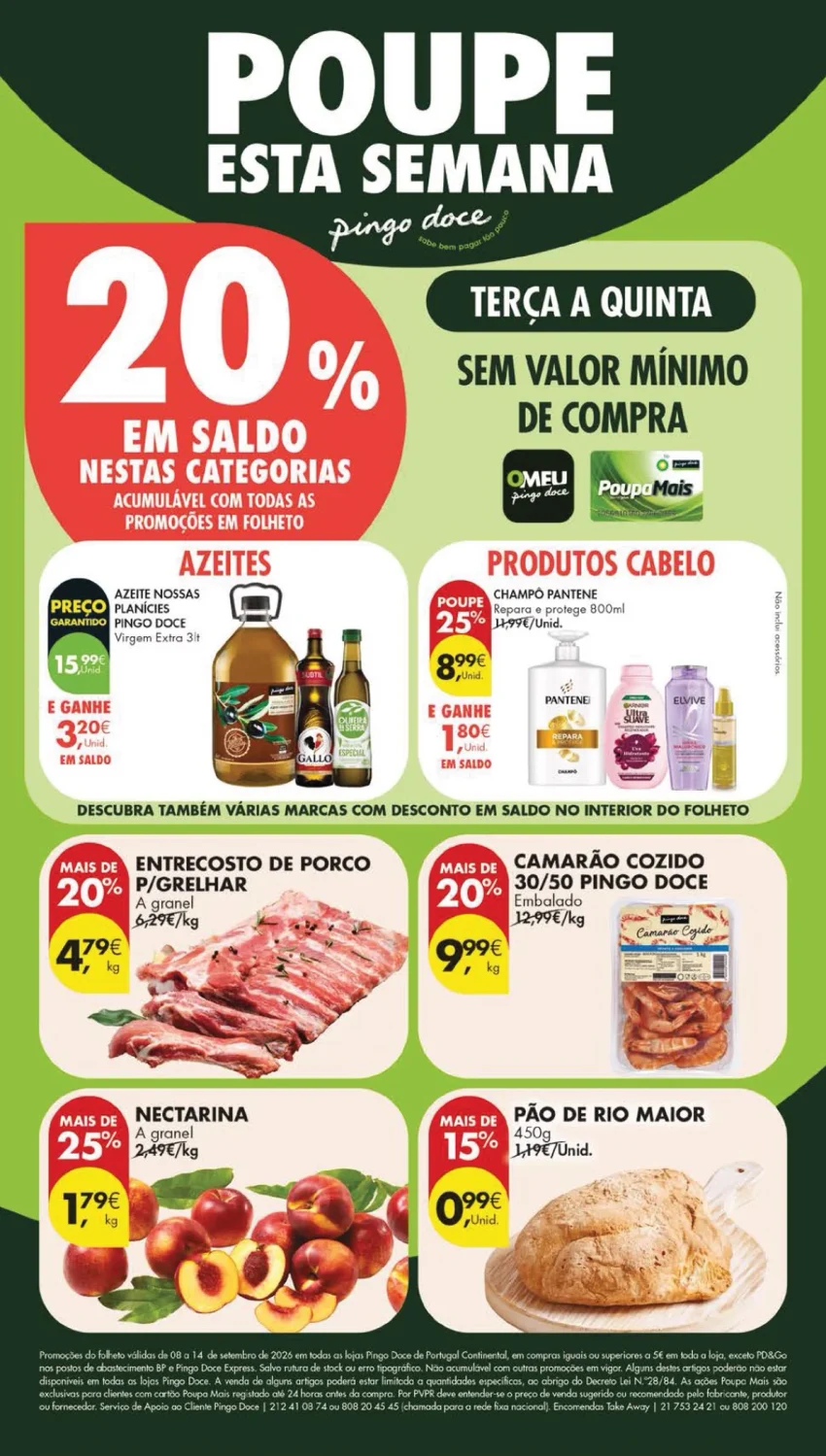 Página 1 do Folheto Pingo Doce