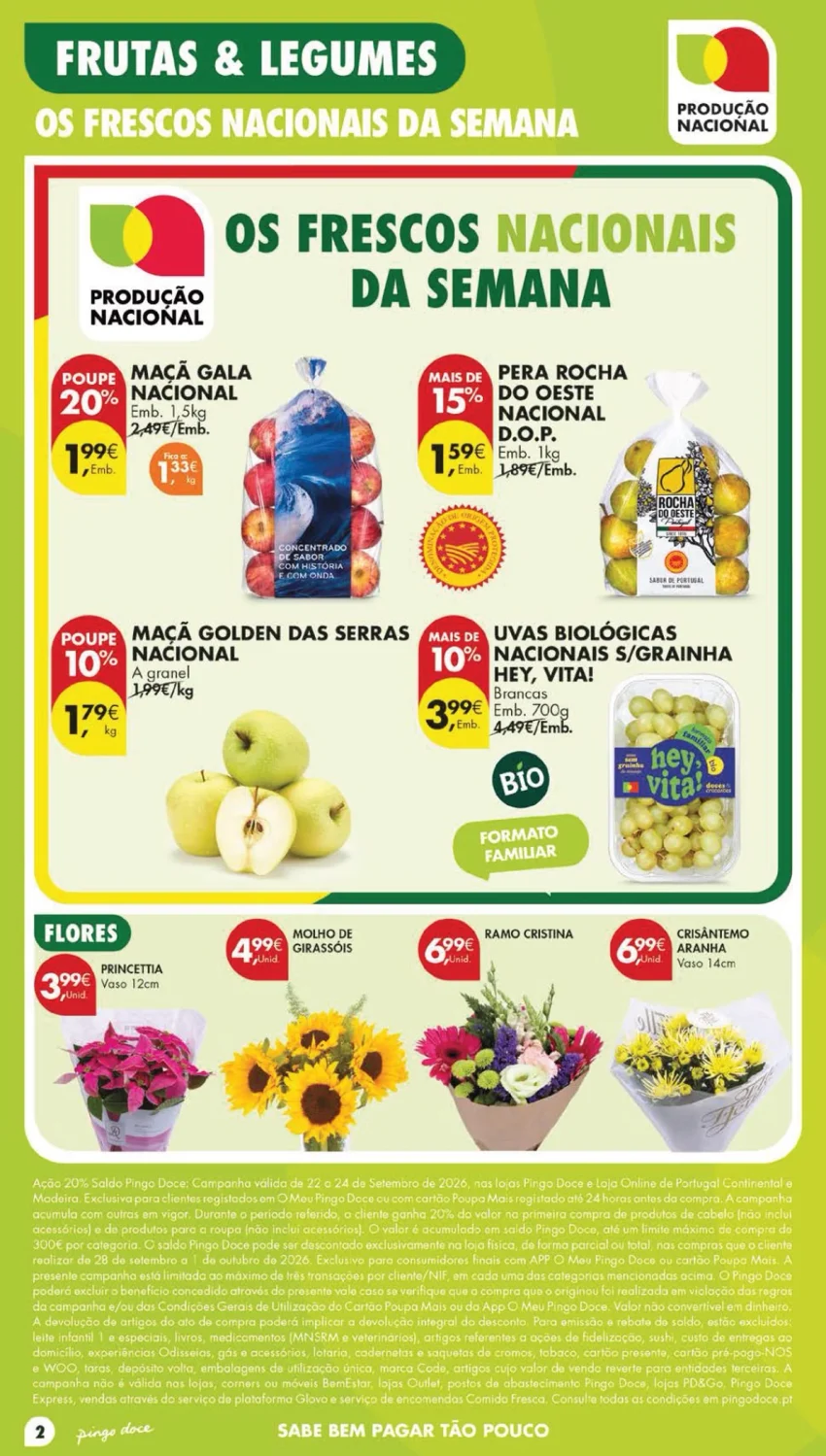 Página 2 do Folheto Pingo Doce