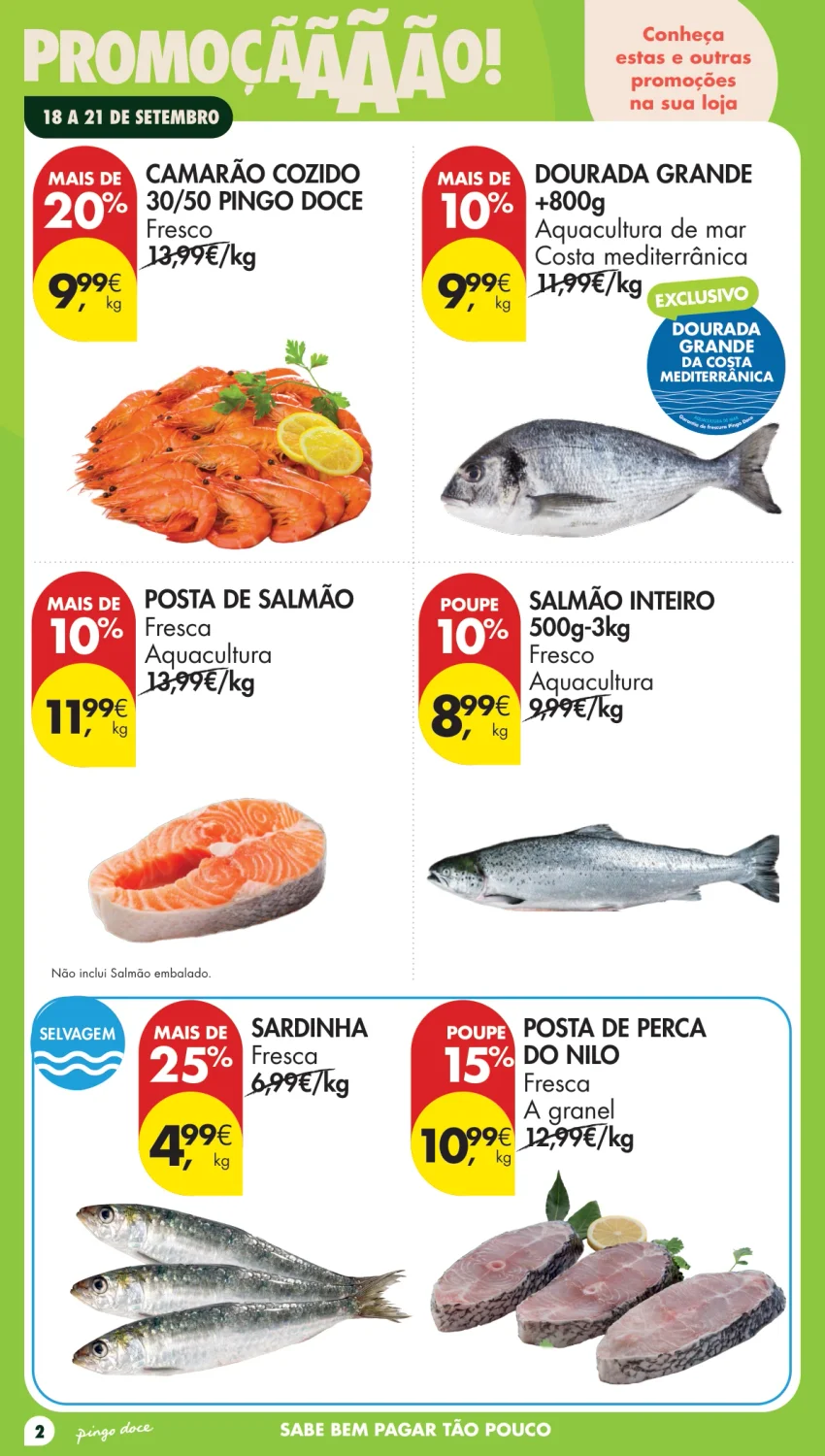 Página 2 do Folheto Pingo Doce Fim De Semana