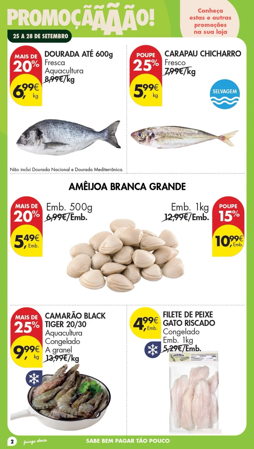 Página 2 do Folheto Pingo Doce Fim De Semana
