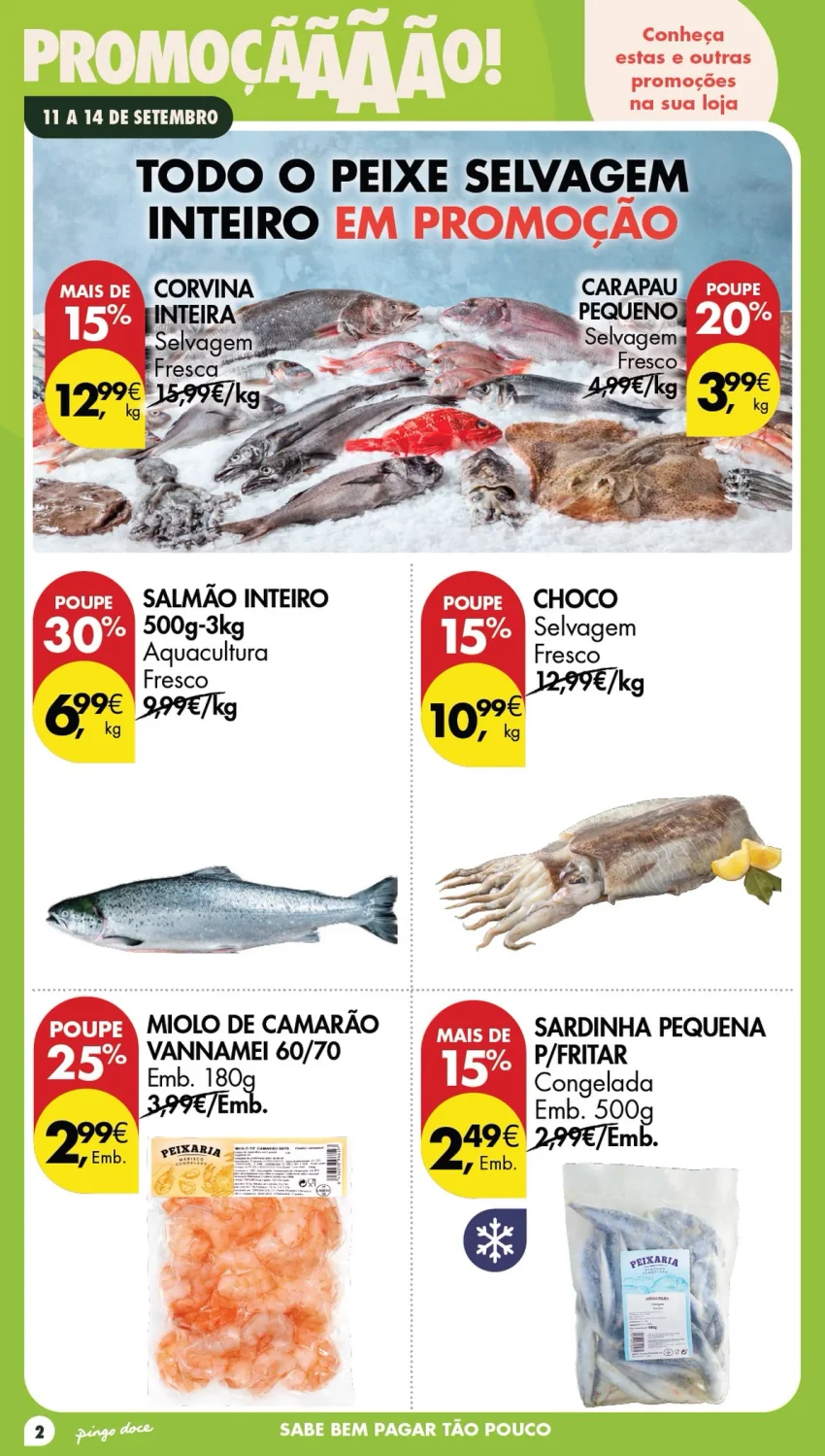 Página 2 do Folheto Pingo Doce Fim De Semana
