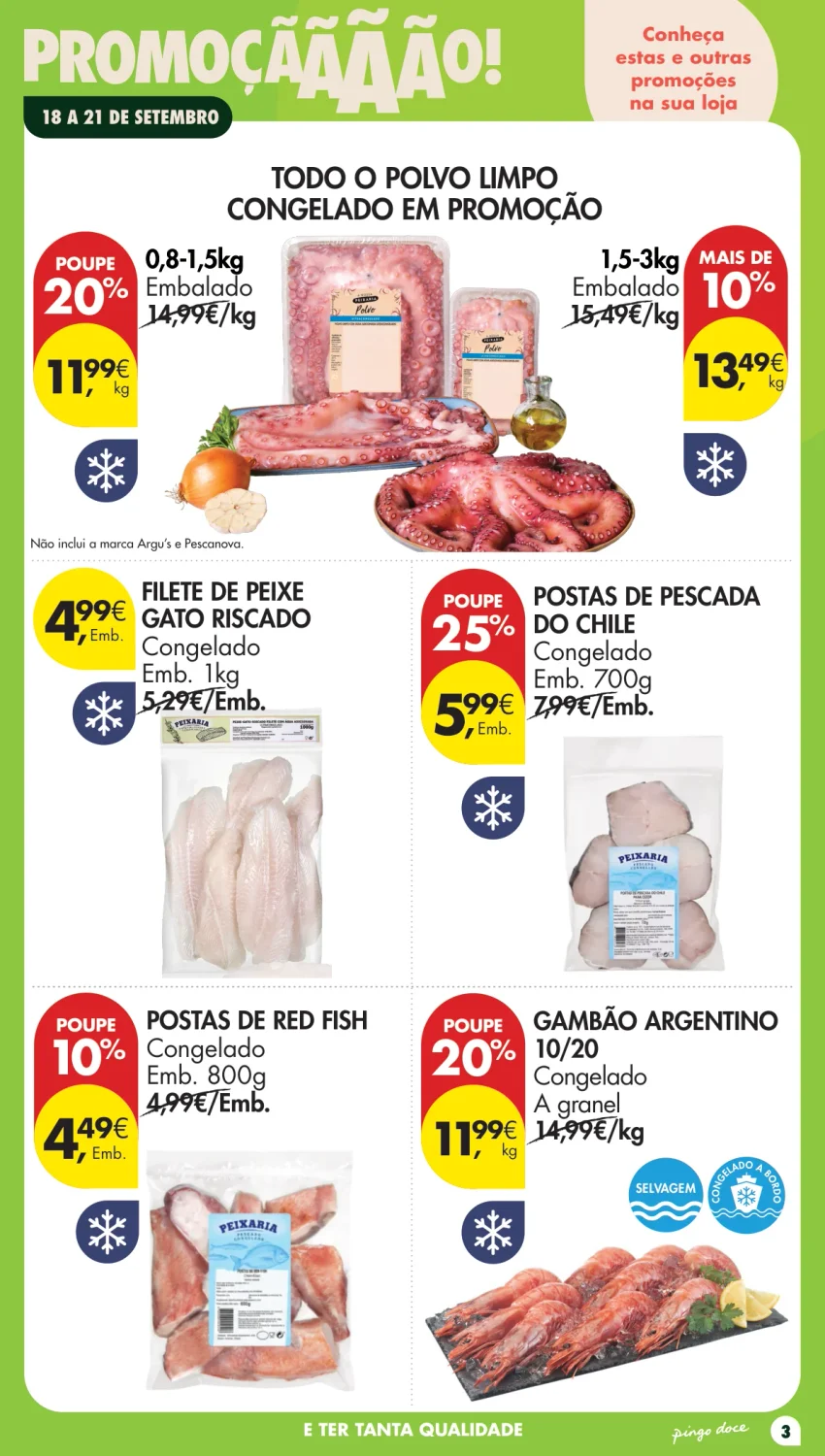 Página 3 do Folheto Pingo Doce Fim De Semana