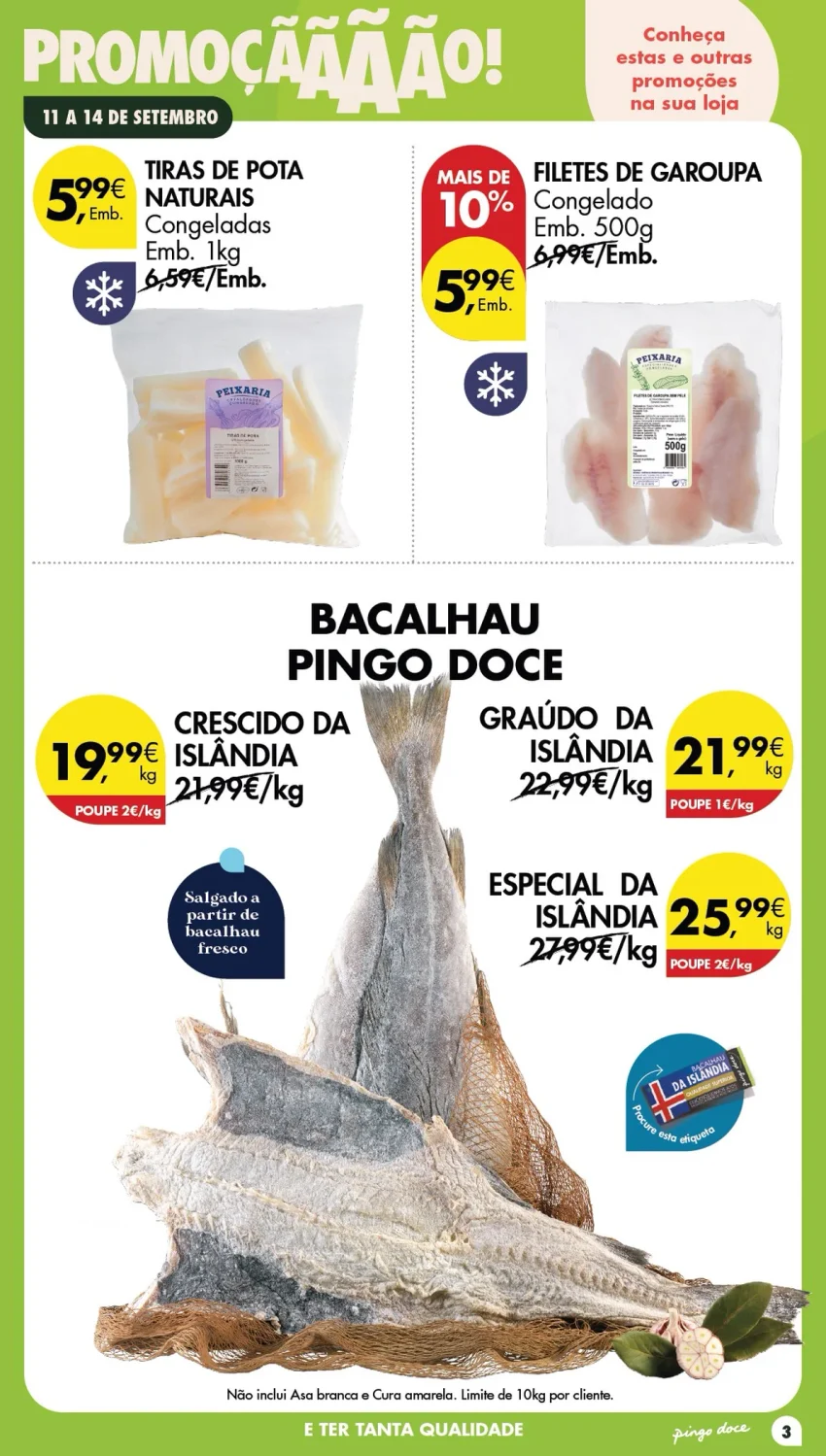 Página 3 do Folheto Pingo Doce Fim De Semana