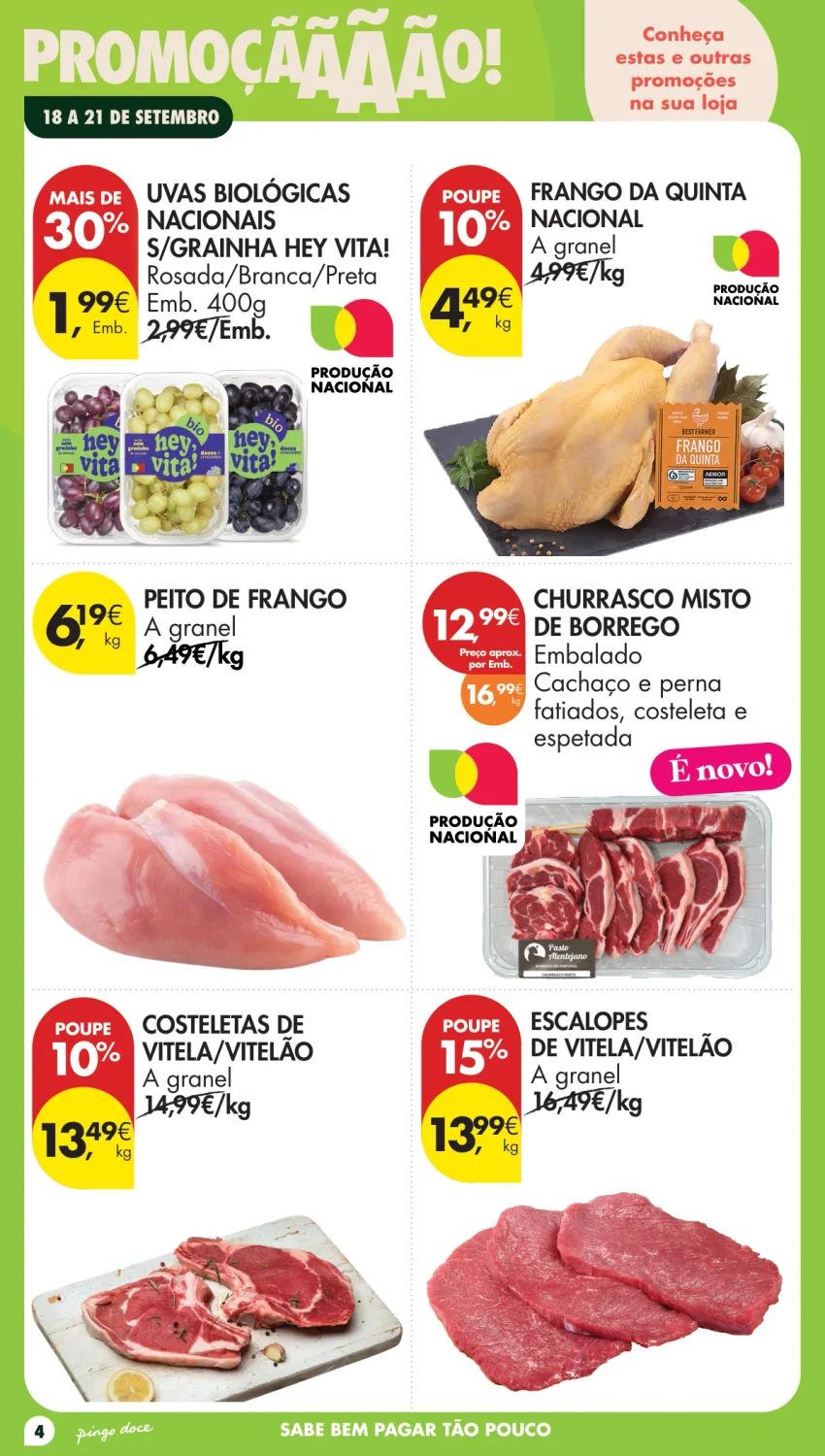 Página 4 do Folheto Pingo Doce Fim De Semana