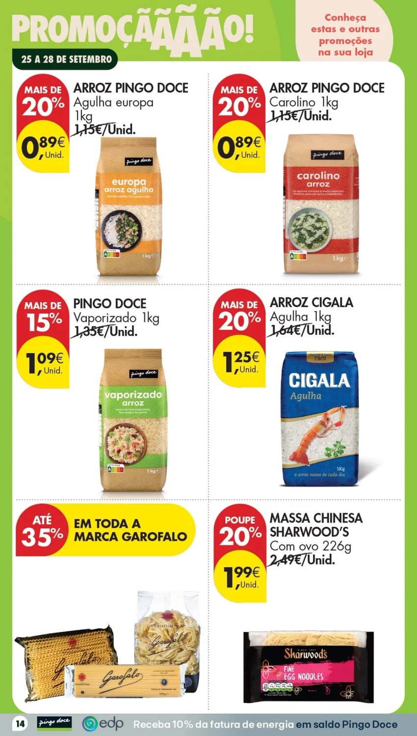 Página 14 do Folheto Pingo Doce Fim De Semana