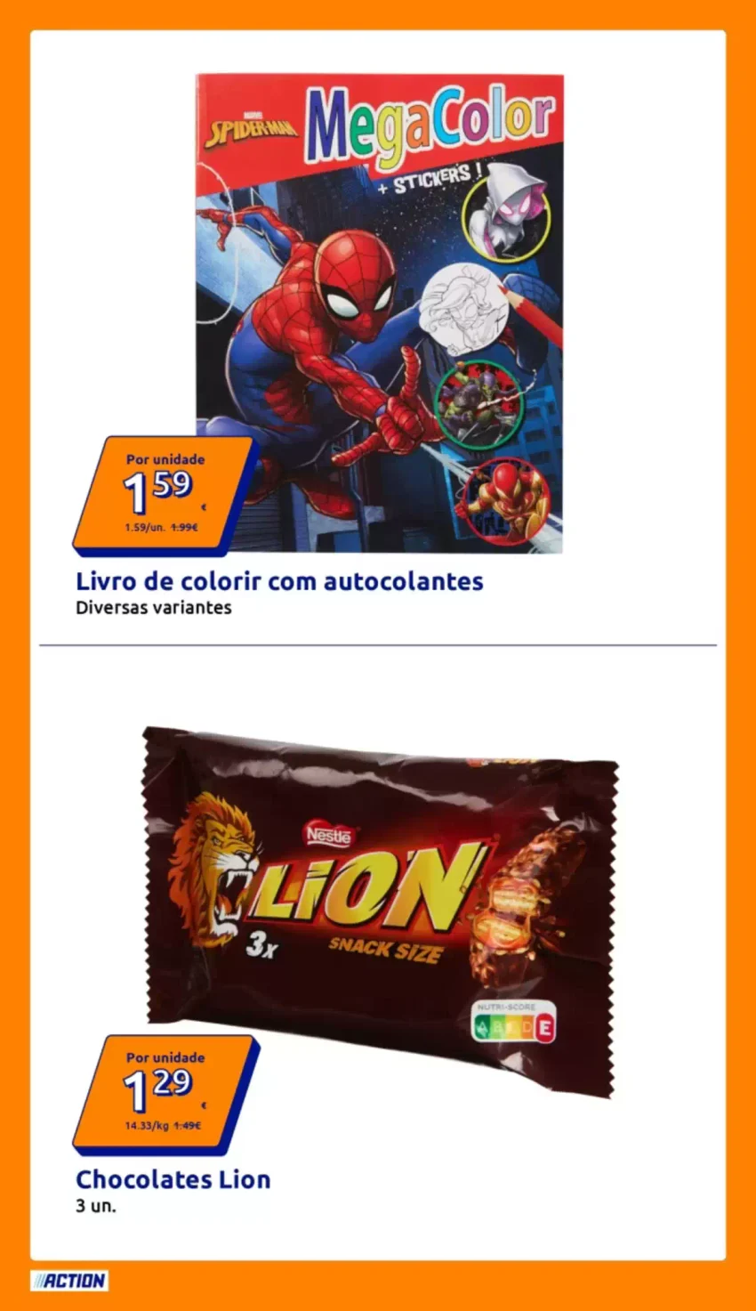 Página 10 do Folheto Action