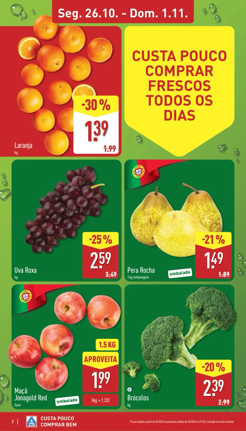 Página 2 do Folheto ALDI