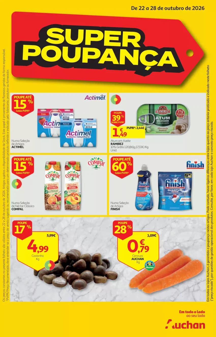 Página 1 do Folheto Auchan