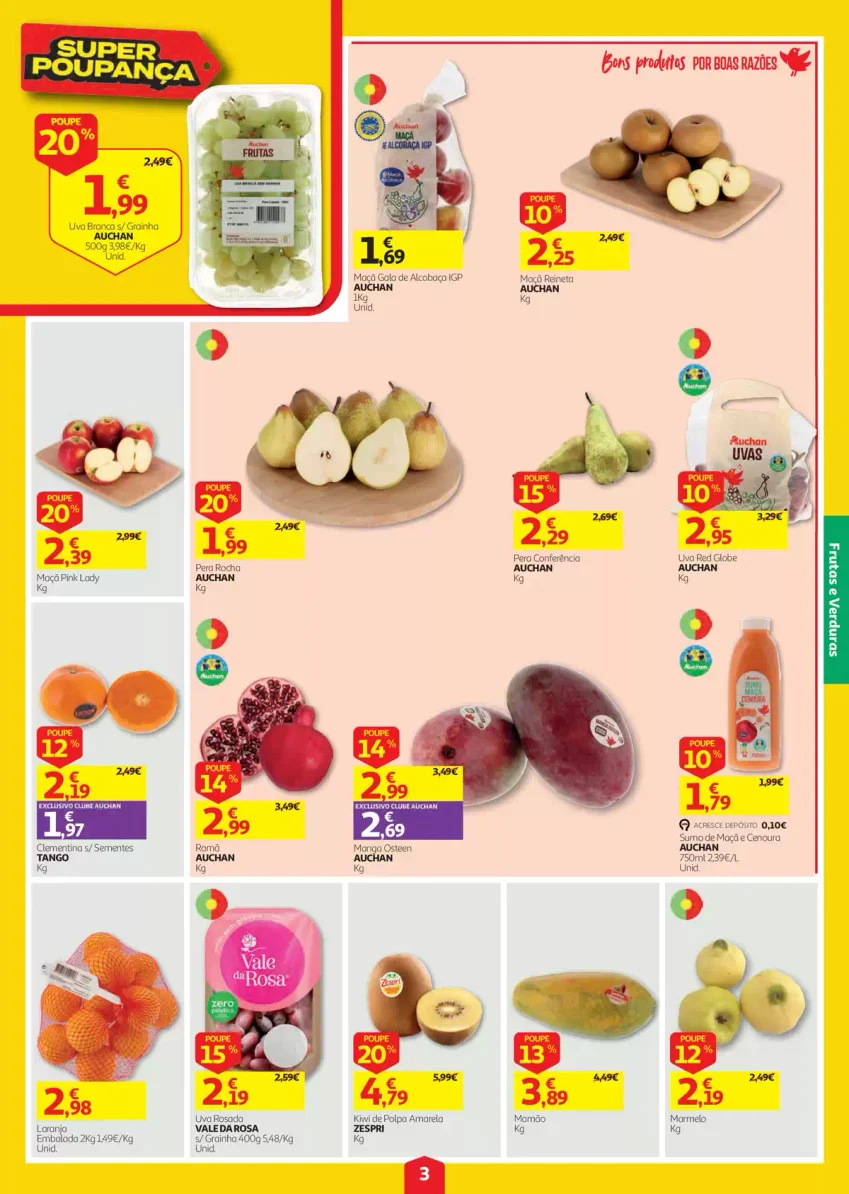 Página 3 do Folheto Auchan