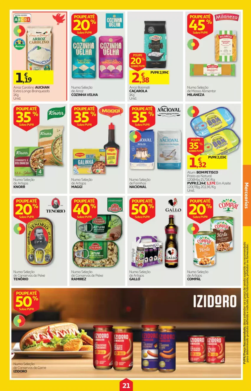 Página 21 do Folheto Auchan