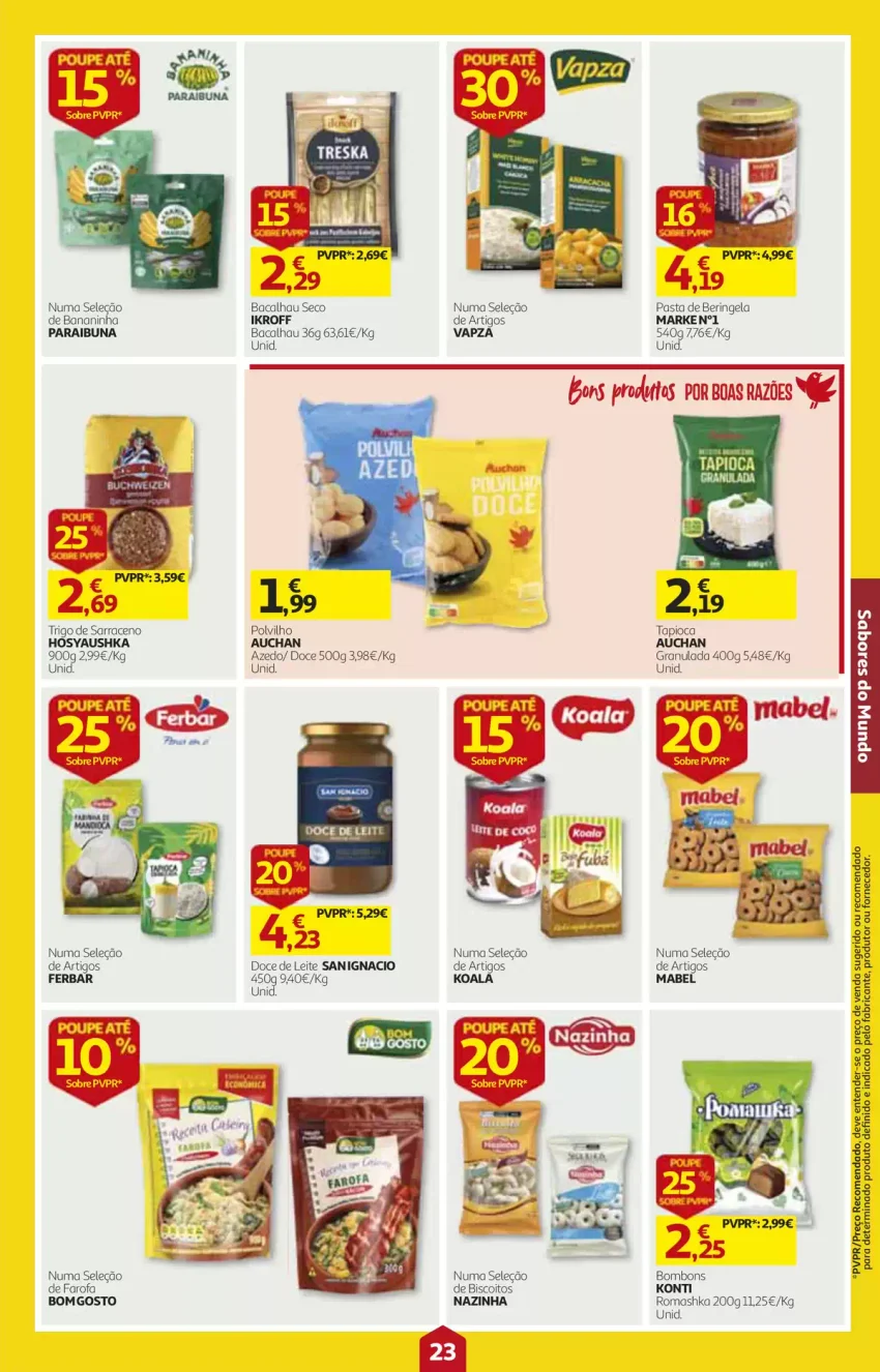 Folheto Auchan