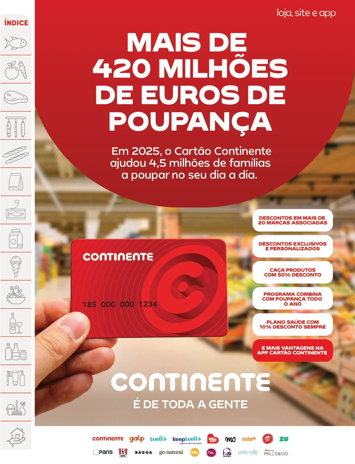 Página 2 do Folheto Continente