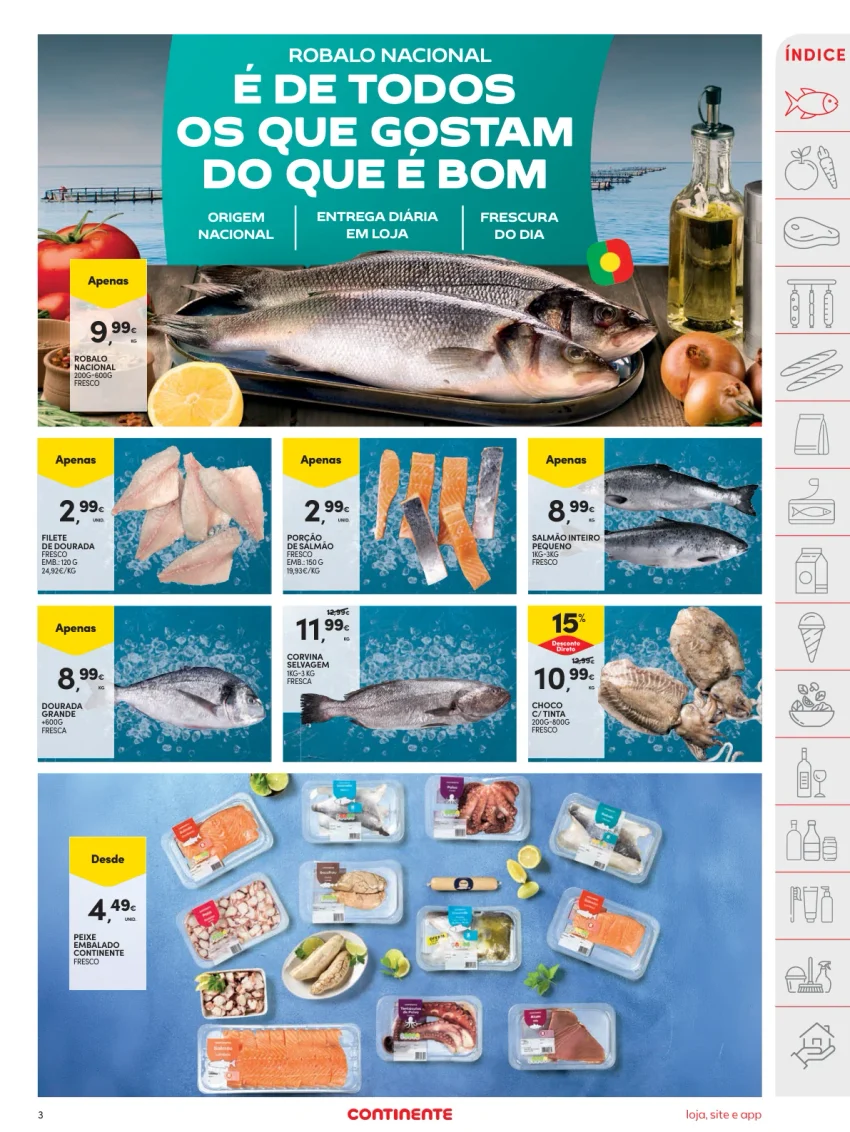 Página 3 do Folheto Continente