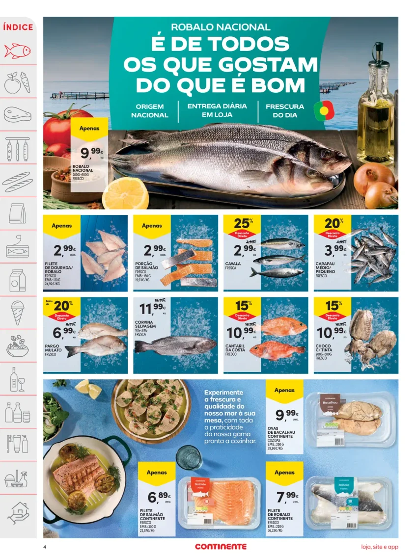 Página 4 do Folheto Continente
