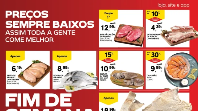 Folheto Continente fim de semana (9 a 12 de outubro)