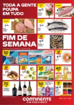 Capa do Folheto Continente Fim De Semana