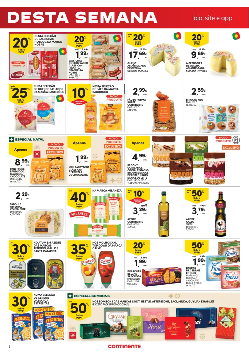 Página 3 do Folheto Continente Fim De Semana