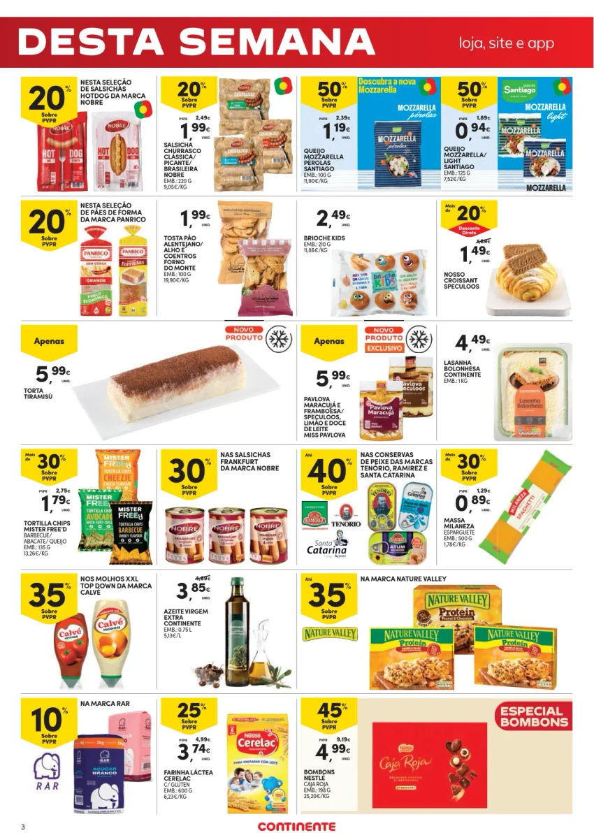 Página 3 do Folheto Continente Fim De Semana