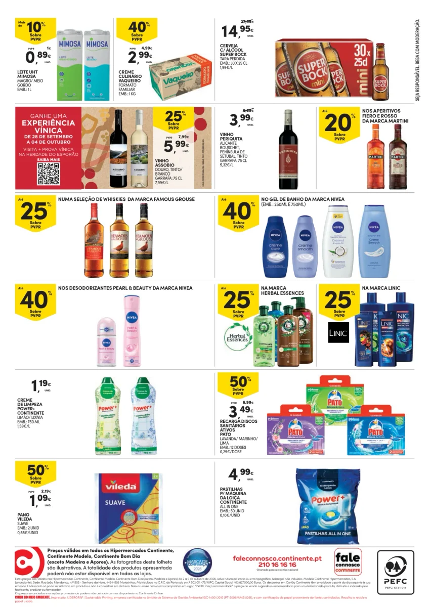 Página 4 do Folheto Continente Fim De Semana
