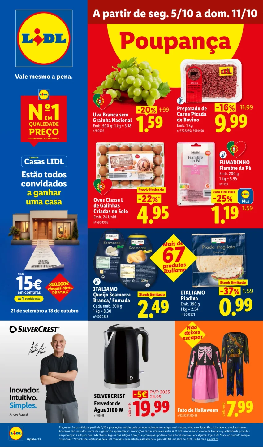 Página 1 do Folheto LiDL Promoções