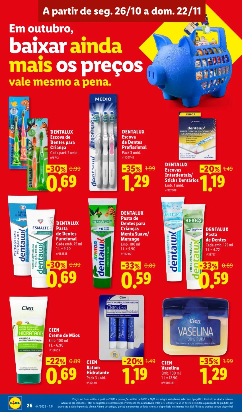 Página 26 do Folheto LiDL Promoções