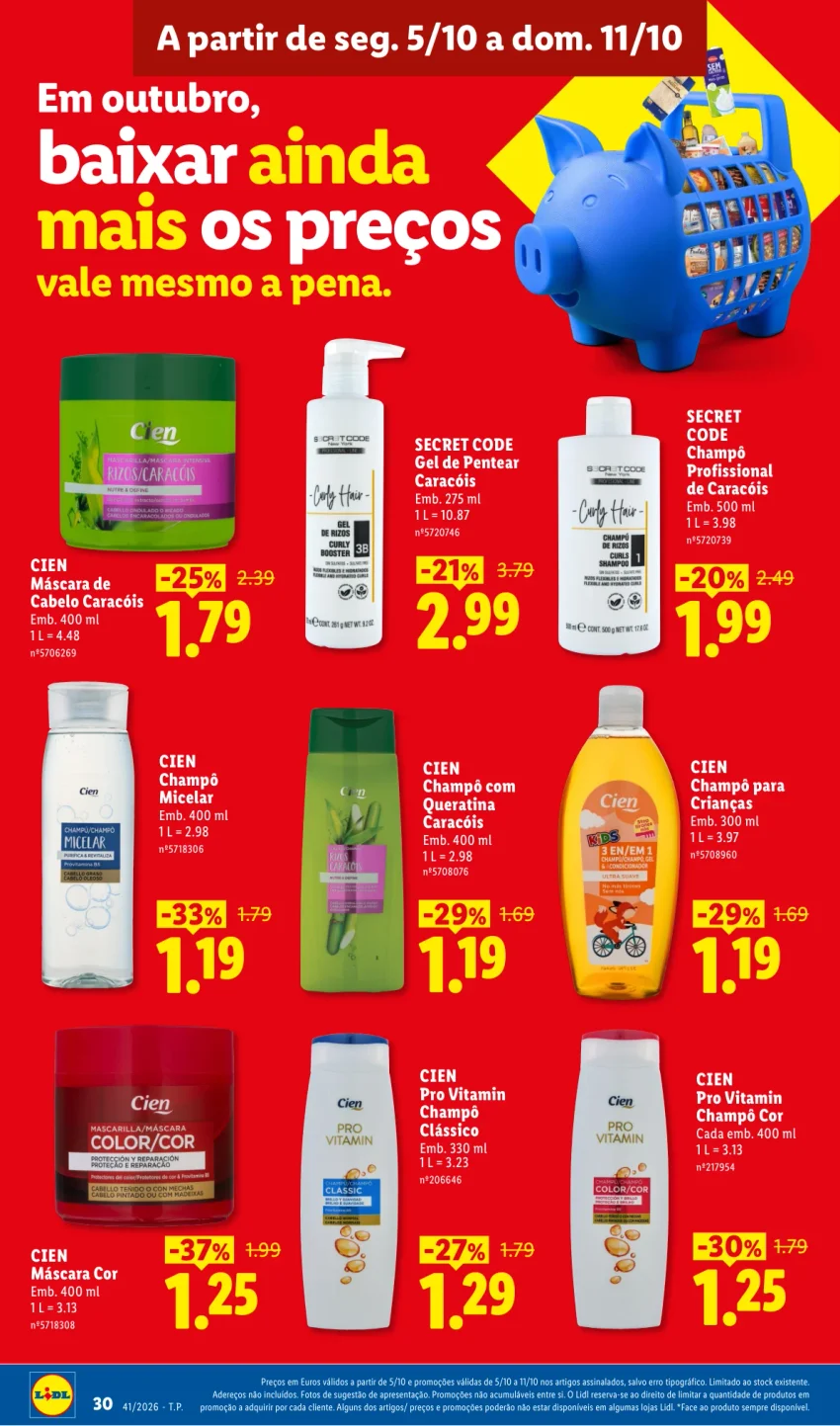 Página 30 do Folheto LiDL Promoções