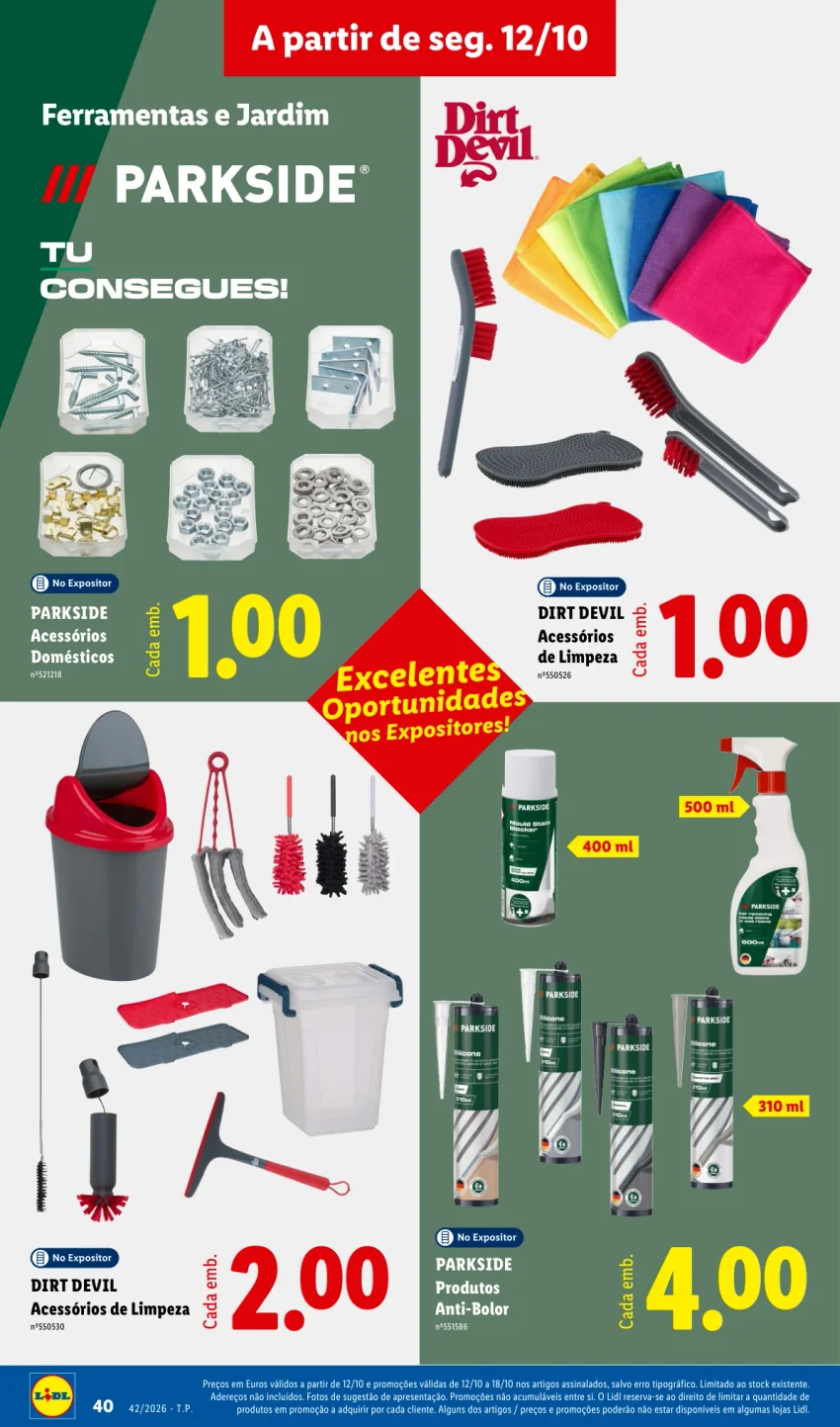 Página 40 do Folheto LiDL Promoções
