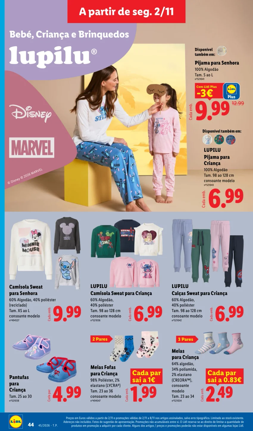 Página 44 do Folheto LiDL Promoções