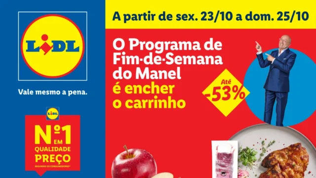 Folheto Lidl Promoções de fim de semana (23 a 25 outubro)