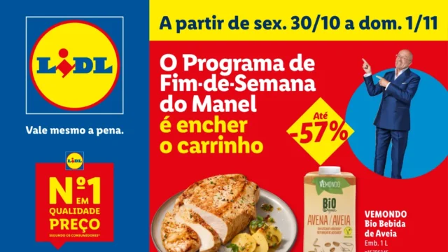 Folheto Lidl Promoções fim de semana (30 de outubro a 1 de novembro)