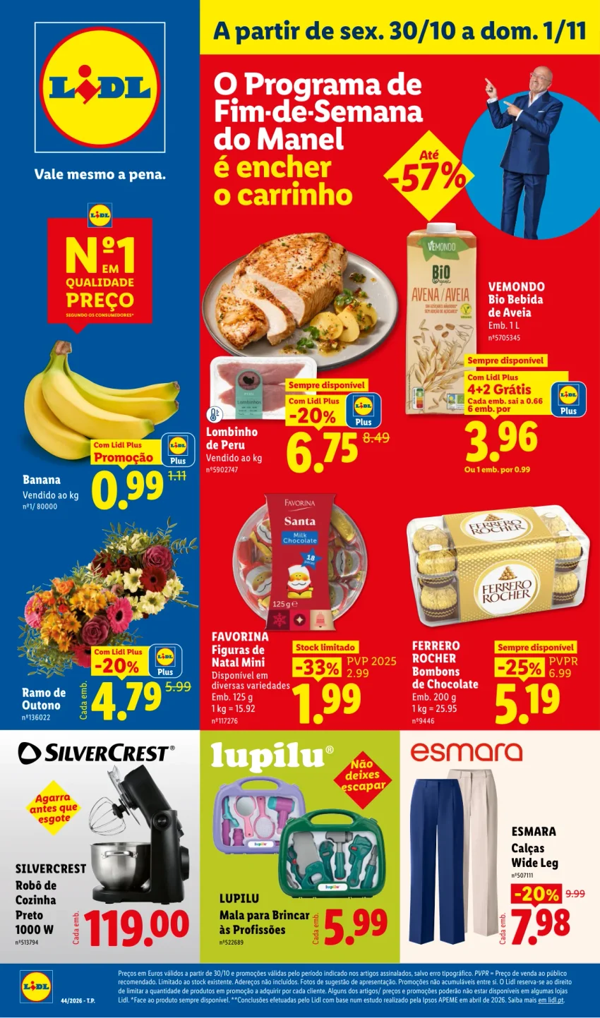 Página 1 do Folheto LiDL Promoções Fim De Semana