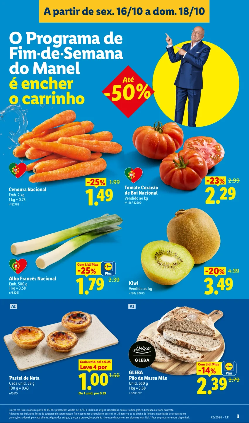 Página 3 do Folheto LiDL Promoções Fim De Semana